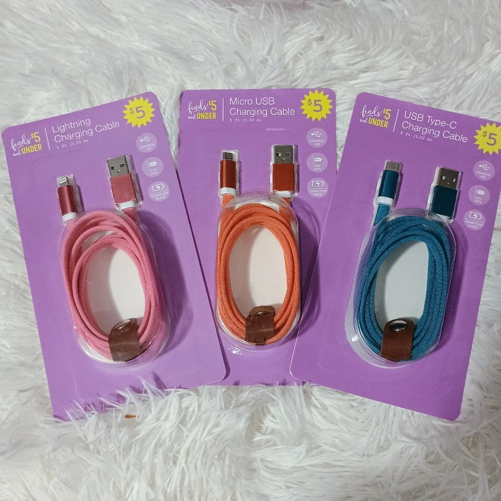 (3) USB Phone Charger Bundle
